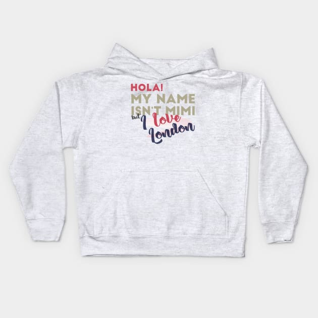 I love London Kids Hoodie by TeeAgromenaguer